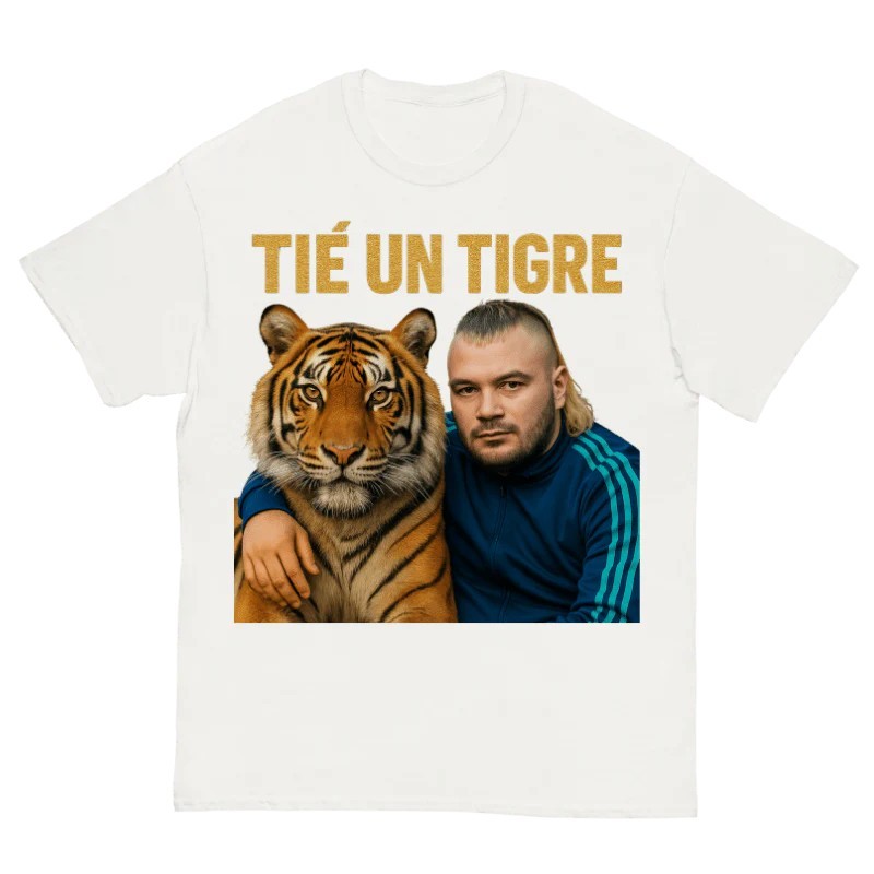 T-Shirt Jul - Tié Un Tigre