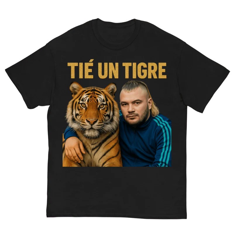 T-Shirt Jul - Tié Un Tigre